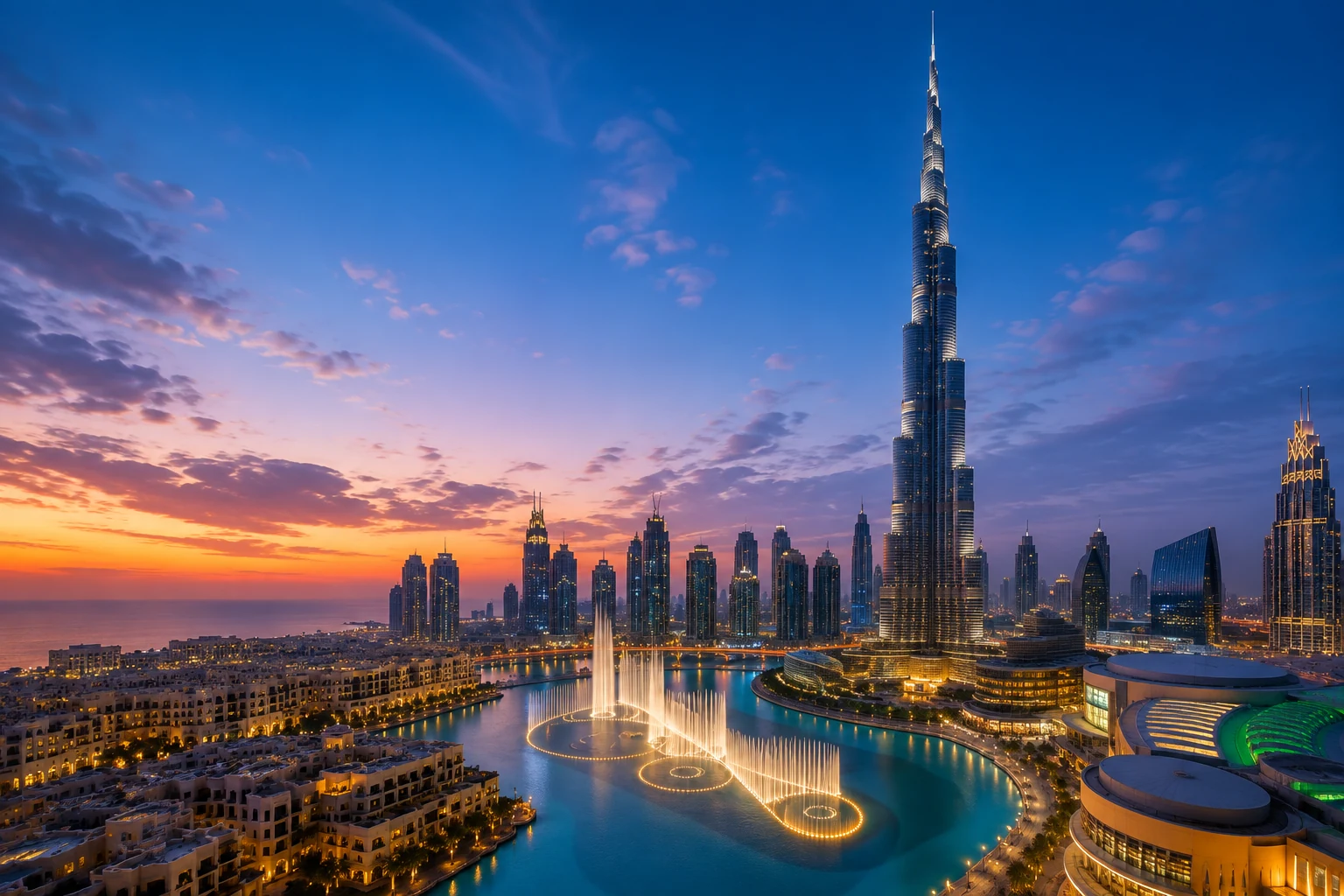 UAE Dubai skyline and travel experience