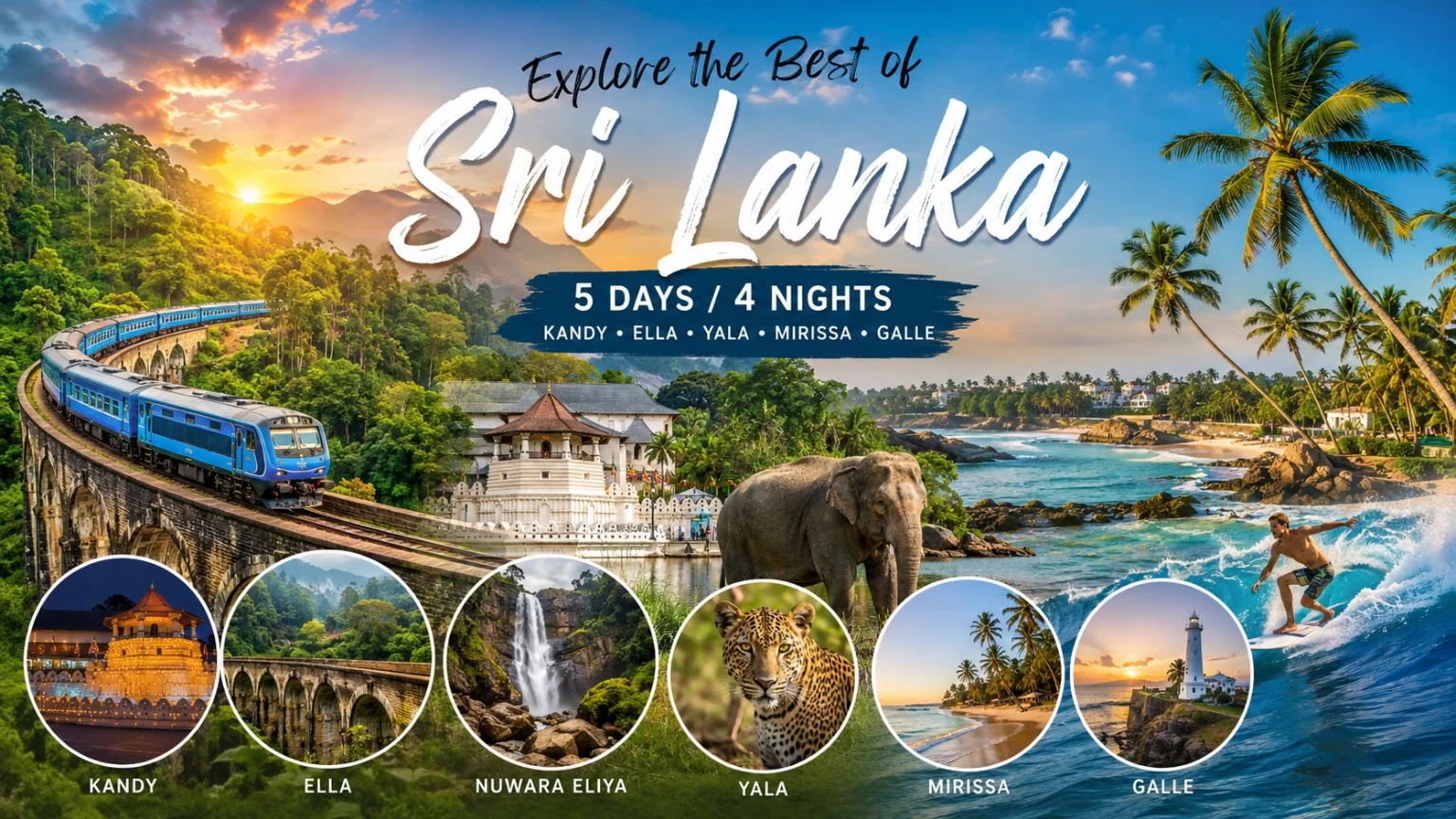 Sri Lanka Highlights Express Tour
