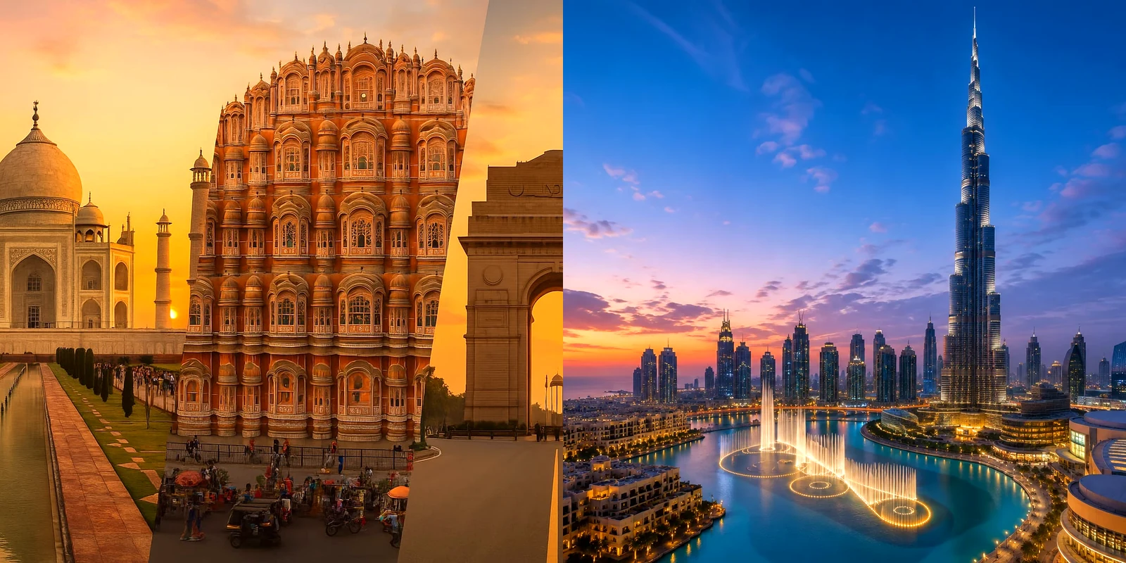 India and Dubai travel experience